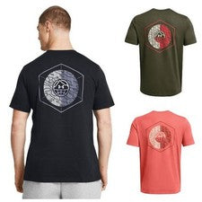 Camiseta Under Armour 1382909 Para Hombre UA Exterior Cubo Gráfico Logo Manga Corta