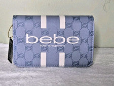 Bolso Bandolera Bebe Paisly Solapa Para Mujer Imitación Cuero Denim Azul Nuevo con Etiquetas