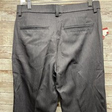 Pantalones de vestir gris urbano calce ajustado de poliéster Haggar H26 para hombre 30x32