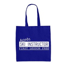 Instructor De Esquí Après - Bolsa De Lona - Esquí Esquiador Divertido De Esquí