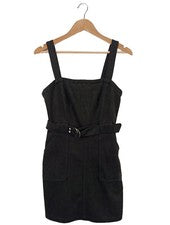 Bershka Vestidos Tirantes Negro Talla 38