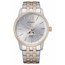 Reloj Citizen fase lunar analógico de cuarzo para hombre AK5006-58A plata y o...