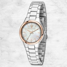Maserati Reloj de Mujer Attrazione Análogo Acero Inoxidable Plata UMAR8853151503