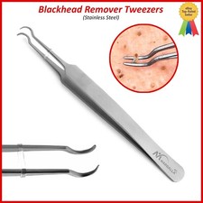 Pinzas curvas 1 pieza removedor de espinillas extractor de espinillas herramienta para manchas de acné