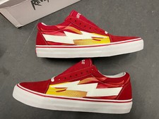 Furgonetas Revenge X Storm 100 % auténticas originales clásicas rojas llama varias tallas