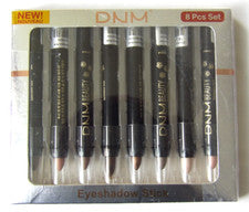 Juego de 8 lápices de sombras de ojos DNM Beauty nuevos en caja
