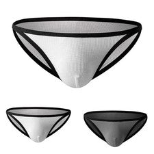 Calzoncillos calzoncillos de moda para hombre sedosos elásticos para nadar ropa interior