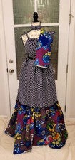 Ropa africana para mujer/vestido de tela africana/ropa de mujer/vestido/