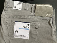 Pantalones BRAX SILVER Estilo Chuck Rectos Calce Moderno 5 Bolsillos 40X32 Nuevos con Etiquetas Reg $218