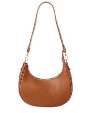 Bolso de hombro italiano de cuero para mujer