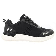 Zapatillas informales negras con cordones Propet B10 Usher para mujer WAB012MBLK