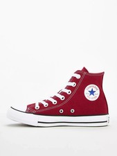 All Star Converse Hi Top Clásico Talla 6.5UK Unisex Rojo "Days Ahead" 147127C