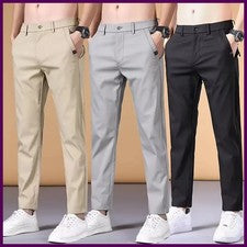 Moda Para hombres Pantalones Traje Pantalones Informales Coreanos Para Hombre Pantalones Joggers Para Hombre.