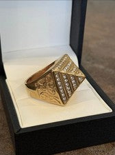 9ct Gold Filled Diamond Pyramid Ring Buy 2 Get 1 Free