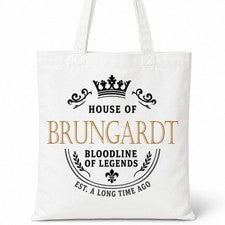 Bolso Shopper Casa Of Algodón Apellido Familiar BRUNGARD