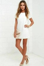 Exclusivamente Nuevo Vestido Para Mujer Premium Blanco 100% Piel de Cordero Suave Dre