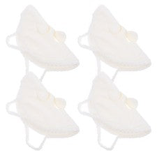 4 piezas Toalla Facial Mascarilla Coral Vellón Caliente Frío Compresa Spa Toallas para el Cuidado de la Piel