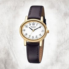 Regent Reloj Mujer Cuero F-577 Cuarzo Pulsera Marrón URF577