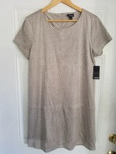 Vestido relajado elástico forrado con piedra elegante gamuza sintética a.n.a para mujer L