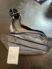 Bylt Basics Riñonera Negra Cintura Cinturón Bolso Bandolera Impermeable NUEVO con Etiquetas