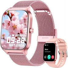 Smartwatch Mujer Mujer con Función Teléfono Reloj de Pulsera para iOS Android Exterior