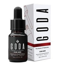 Perfume infundido de feromonas GODA For Her para mujer con jazmín y rosa 15 ml/0,5 fl oz