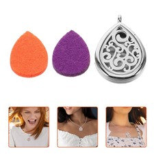 Perfume Diffuser Jewelry Pendant Essential Oil Necklace Aromatherapy Scent