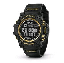 🔥 NUEVO Reloj Digital Hombre Activa X Invicta 56mm Negro/Dorado ACW8020-004 🔥