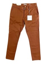 Pantalones chinos DL1961 para hombre Duke a medida marrón piña talla 31 nuevos con etiquetas $158