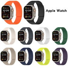 Correa deportiva de silicona con cierre magnético para Apple Watch Series 11/10/9/8