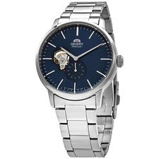 Reloj Hombre Orient Contemporáneo Automático Esfera Azul RA-AR0101L10B