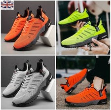 Para hombres AEFE Premium Atlético Deportes Correr Gimnasio Zapato Entrenador Ligero Reino Unido 5-11