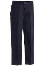 Pantalones Edwards Para Hombre Estilo #2578 Azul Marino Negocios Frente Plano Talla 44 Sin Dobladillo L
