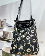 Bolsos Bandolera Ligeros Marimekko Estampado de Flores Poliéster Bolsos de Hombro Nuevos