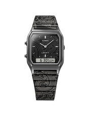 🖤 Reloj digital analógico negro Casio AQ-230EBLT-1A x Liberty edición limitada - NE