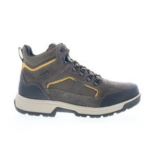 Botas de vestir informales Rockport Evan impermeables RMEVAN para hombre de gamuza verde con cordones