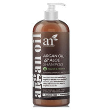 Champú ArtNaturals aceite de argán y aloe 473 ml - Cuidado nutritivo e hidratante