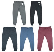 Pantalones deportivos para hombre Lazer Burnout estilo pierna cónica polar con cordón cintura nuevos con etiquetas