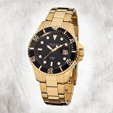 Regent Reloj De Hombre F-370 Reloj De Cuarzo Pulsera Dorada URF370