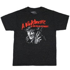 Camiseta Pesadilla en Elm Street Para Hombre Freddy Krueger Camiseta Desgastada