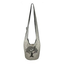 Bolso Bandolera Grande Bandolera Cartera Hippie Hobo Gitano Bohemio, Árbol Gris