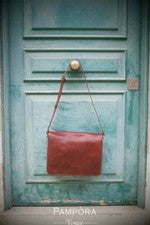 Bolso de mano de cuero real genuino vintage para mujer Bolso de hombro Carter...