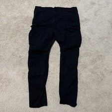 Pantalones cargo negros Fashion Nova para hombre talla 38
