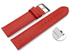 XS Correa de reloj cuero suave granulado rojo 12mm 14mm 16mm 18mm 20mm