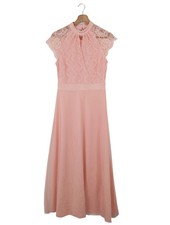 Vestido de noche mujer BODYFLIRT encaje rosa elegante vintage talla 36