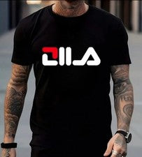 Camiseta gráfica para hombre vibrante Top ropa de moda suave elegante 100 % algodón