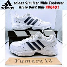 Adidas Strutter Calzado Ancho Blanco Azul Oscuro KK0401 Hombres Talla