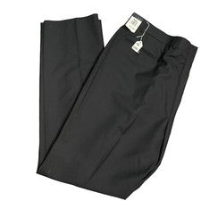 Nuevo Bill Blass Pantalones Para Hombre Talla 46/37 Lana Negro Pantalones Pantalones Estilo Edward