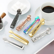 Utensilios de cocina pinzas para cubos de azúcar pinzas para cafetería diseño elegante