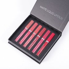 Lápiz labial líquido mate a prueba de transferencia antiadherente
